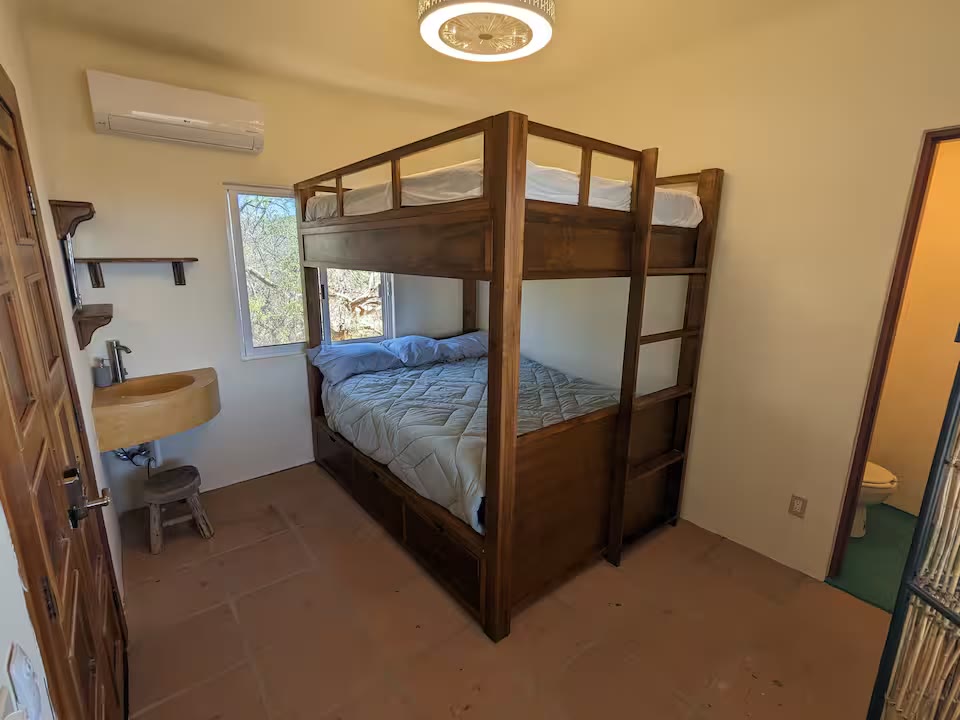 Bedroom with bunk beds